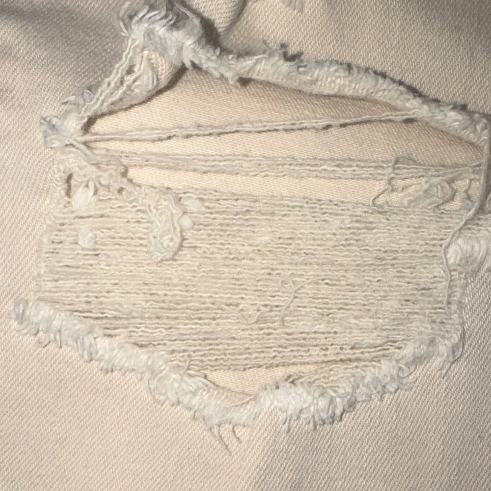 J Brand Women's Distressed Cream Ankle Jeans - Picture 10 of 16